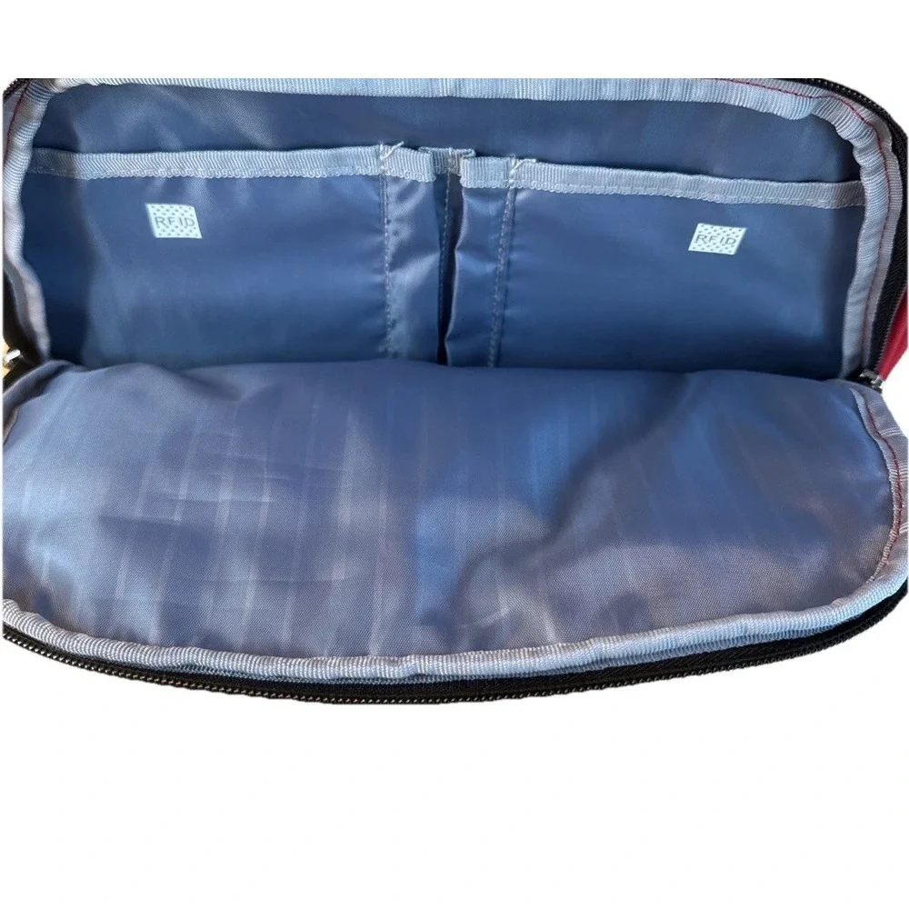 KROSER Carry On Multi-Functional, 16-inch Lightweight Overnight Suitcase - Red